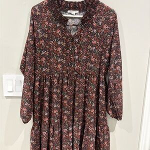 American Eagle Outfitters Floral Smocked Dress